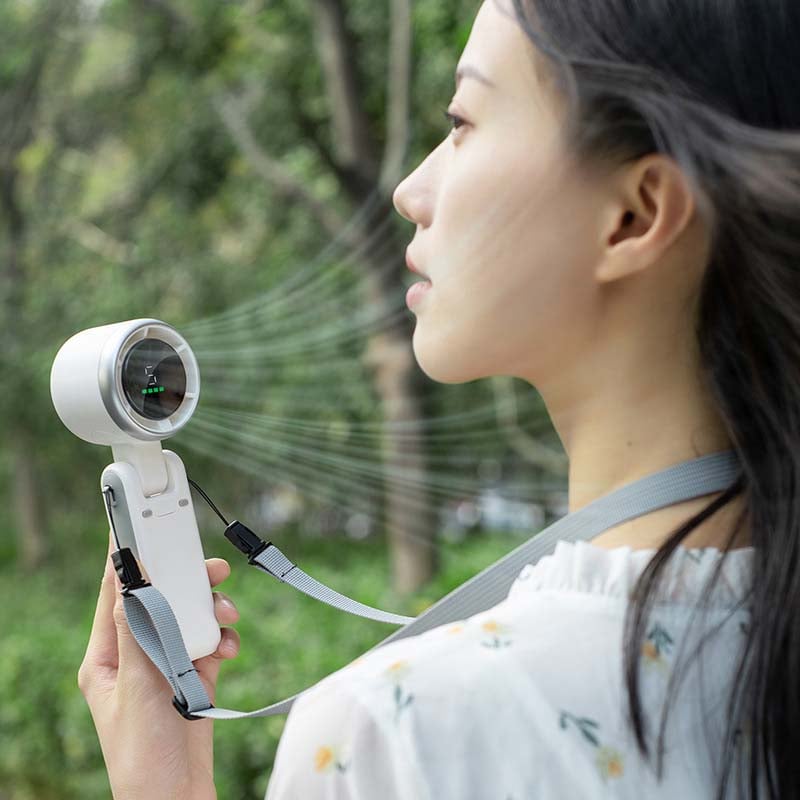 Portable High-Speed Folding Turbine Fan for Travel