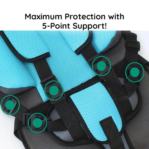 Portable & Foldable Travel Car Booster Seat for Children