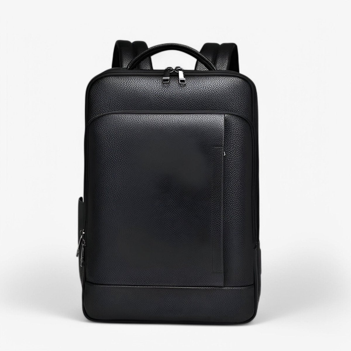 Elegant PU Leather Laptop Backpack with USB Charging Port