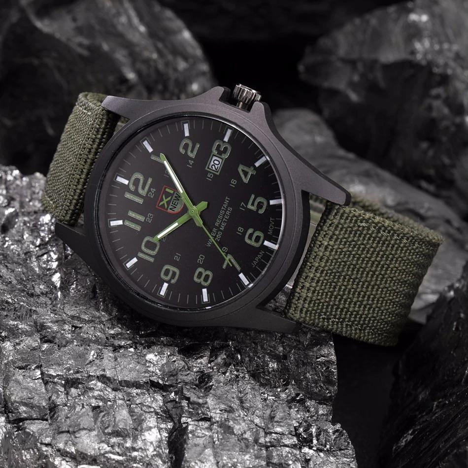 AdventureTime Tactical Men's Watch – Waterproof, Shockproof, LED Display