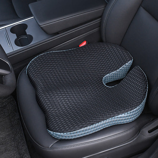 Ergonomic Triangular Memory Foam Seat Cushion for Car and Office Use
