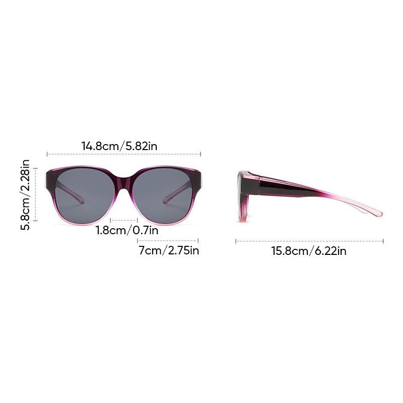 Over-Glasses Polarized Sunglasses for Ultimate Comfort