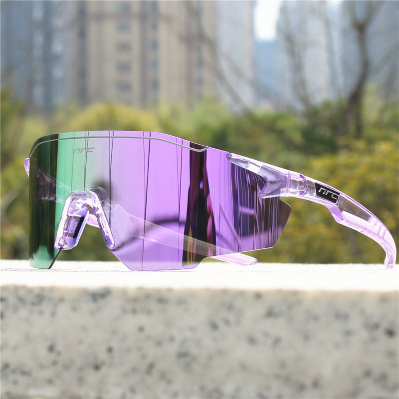Men's Polarized UV-Blocking Sports Sunglasses with Lightweight Frame