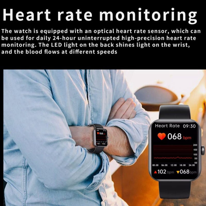 Blood Sugar Monitoring Smartwatch with Real-Time Glucose Tracking