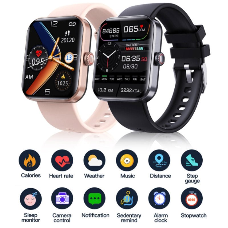 Blood Sugar Monitoring Smartwatch with Real-Time Glucose Tracking