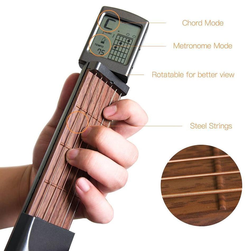 Compact Pocket Guitar Trainer Tool
