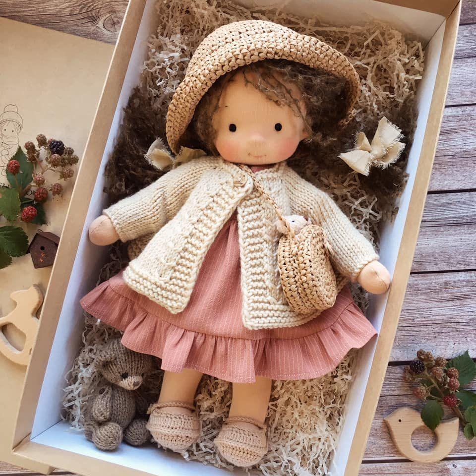 Handmade Waldorf Cuddle Doll | Soft, Organic & Safe for Kids