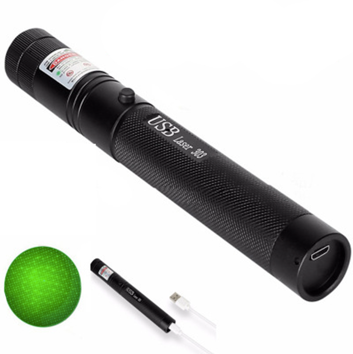 Long-Range Laser Pointer Torch with Adjustable Focus