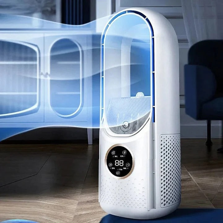 Blade-Free Quiet Portable Cooler for Efficient Airflow