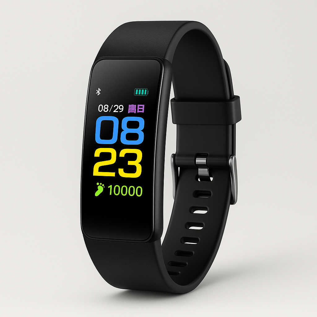 Senior-Friendly Smartwatch with Health and Fitness Monitoring