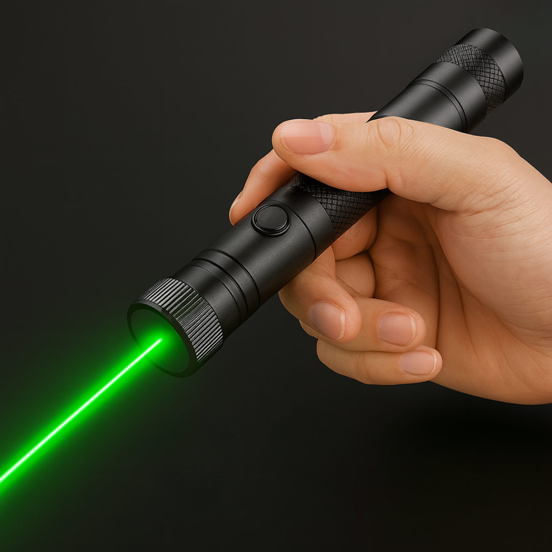 Long-Range Laser Pointer Torch with Adjustable Focus