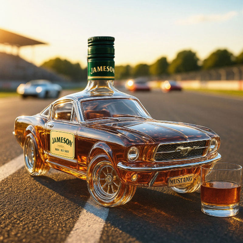 Mustang Car Design Whiskey Decanter