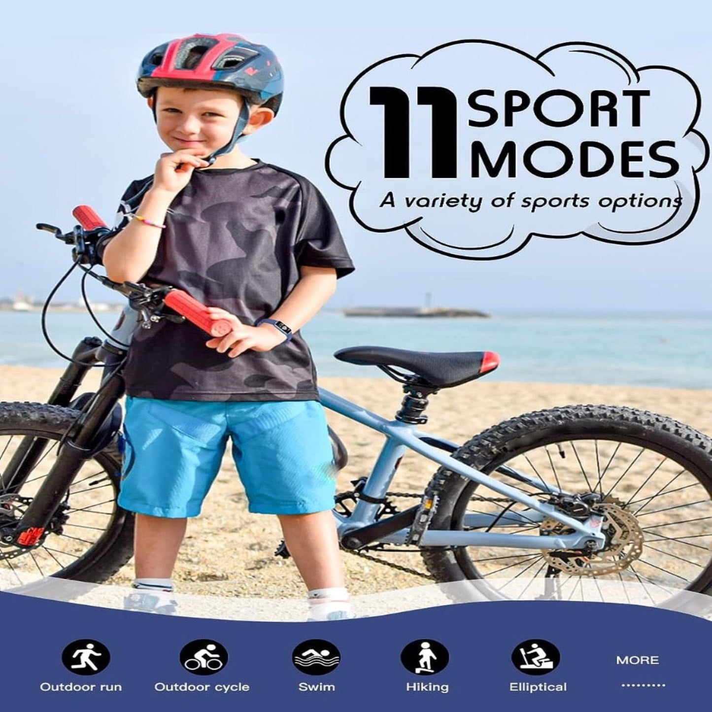 Kids Smart Fitness Watch – Activity Tracker with GPS & Heart Rate Monitor