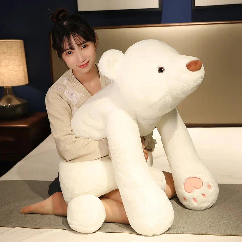 Giant Plush Bear Collection: Panda, Polar, and Brown Bear Cuddly Toys