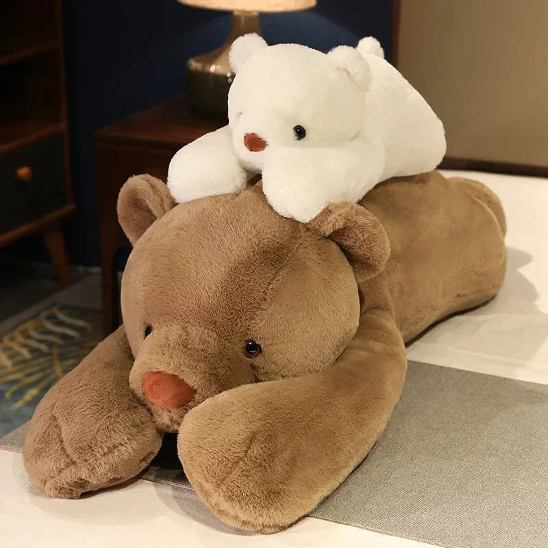 Giant Plush Bear Collection: Panda, Polar, and Brown Bear Cuddly Toys