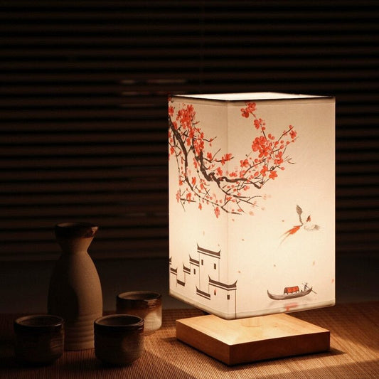 Paper Table Lamp | Japanese-Scandinavian Design | Cozy Warm Light