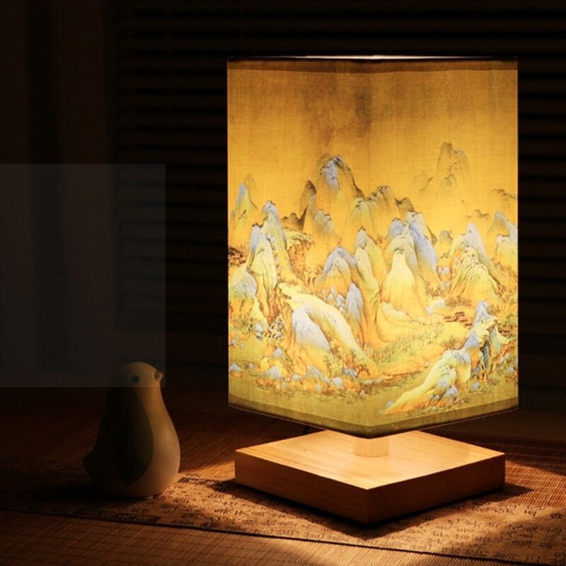 Paper Table Lamp | Japanese-Scandinavian Design | Cozy Warm Light