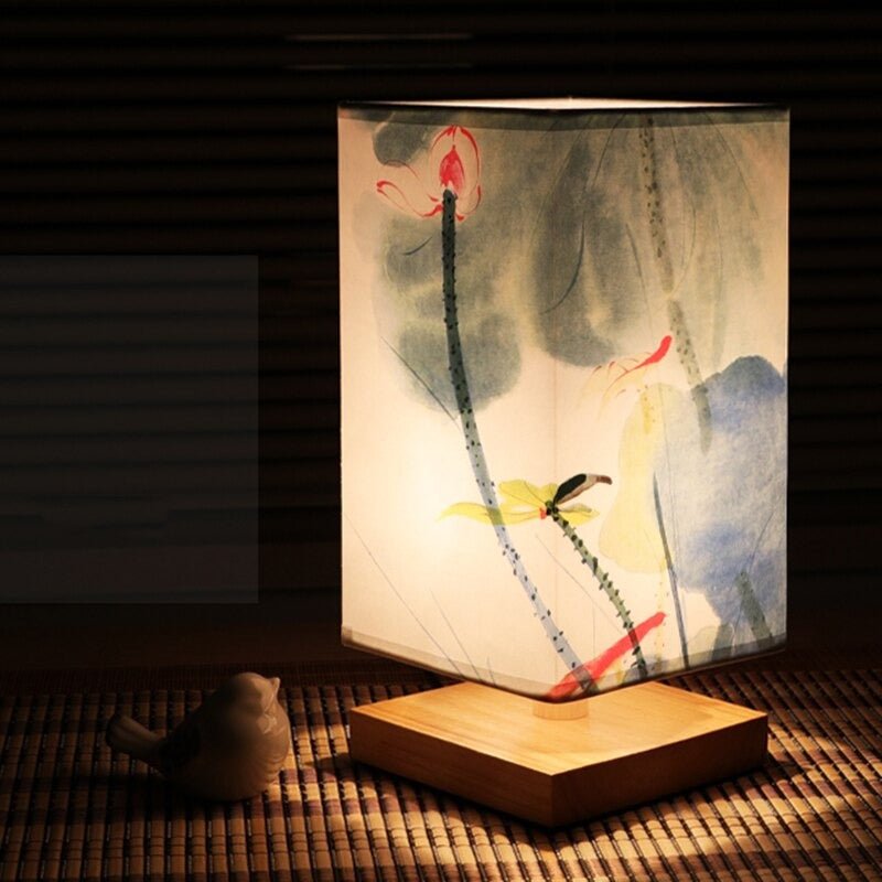 Paper Table Lamp | Japanese-Scandinavian Design | Cozy Warm Light