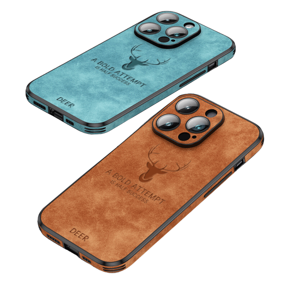 Premium Leather iPhone Case with Shock-Resistant Protection