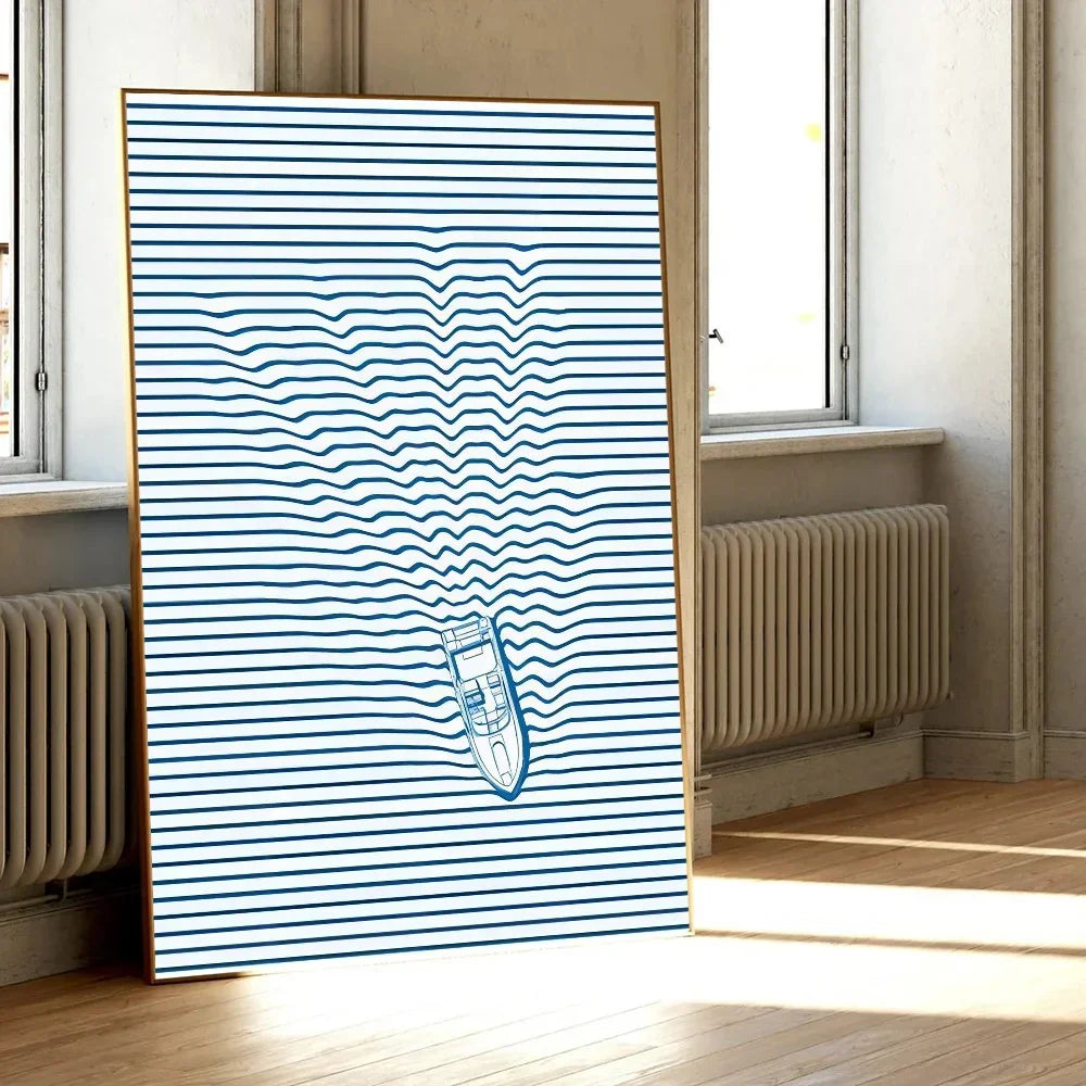 Plum Sea Surf Beach Poster