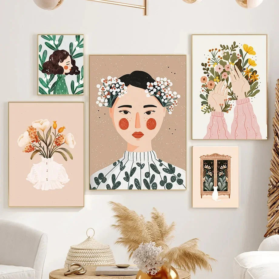 Rosio Fashion Girl Canvas Print