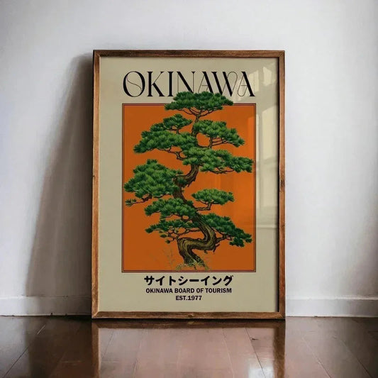 Mossstone Okinawa Canvas Poster