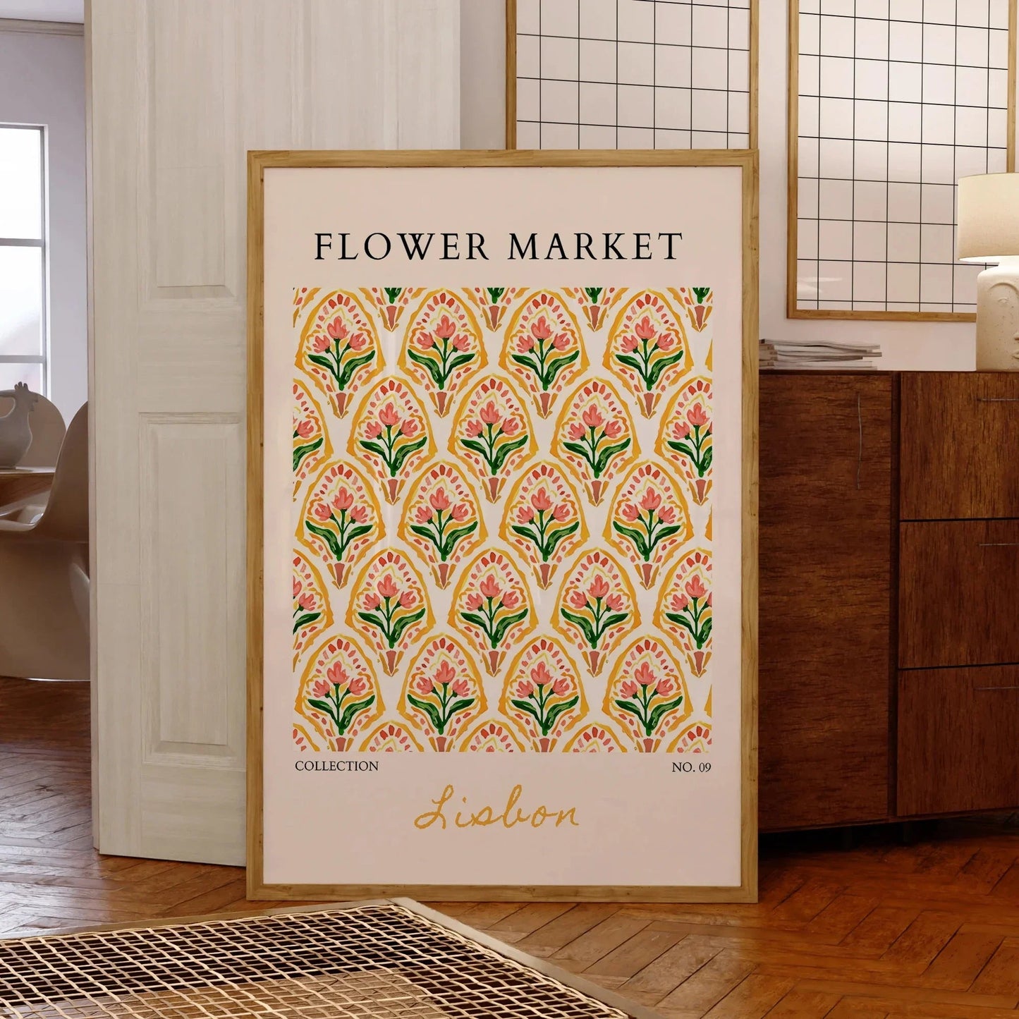 Toren Lisbon Market Canvas Poster