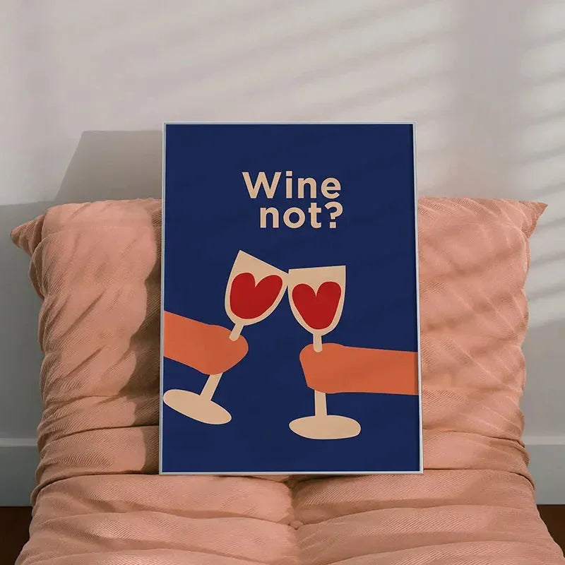 Livio Wine Glass Canvas Print