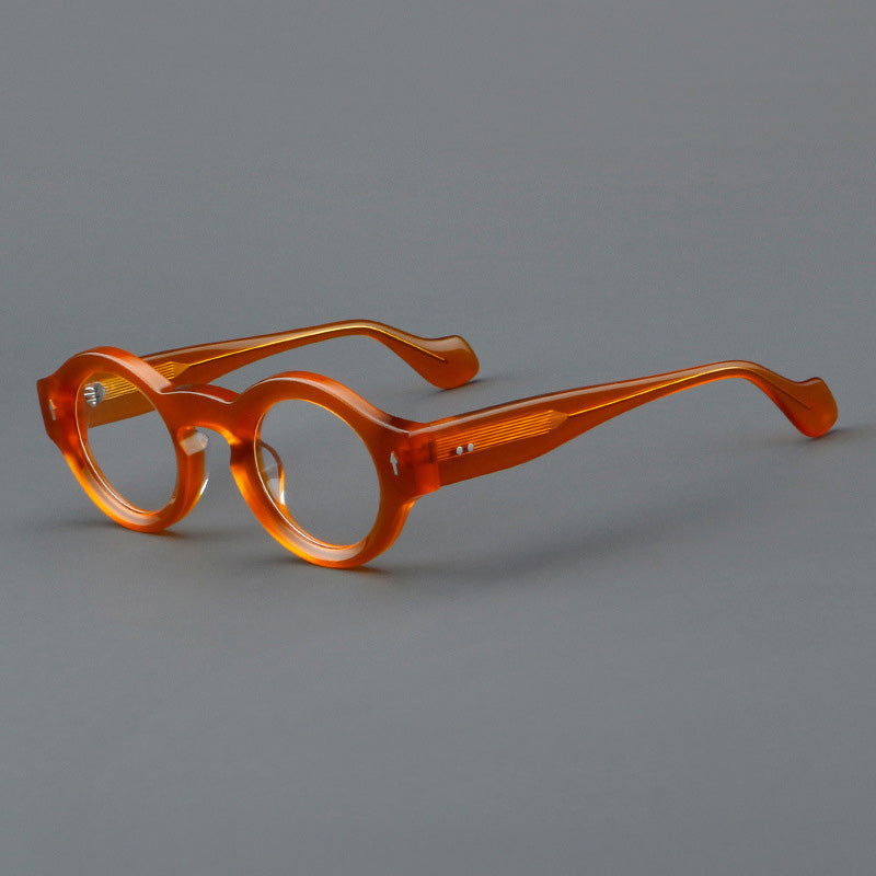 Unisex Vintage-Style Acetate Eyeglass Frames | Lightweight & Adjustable