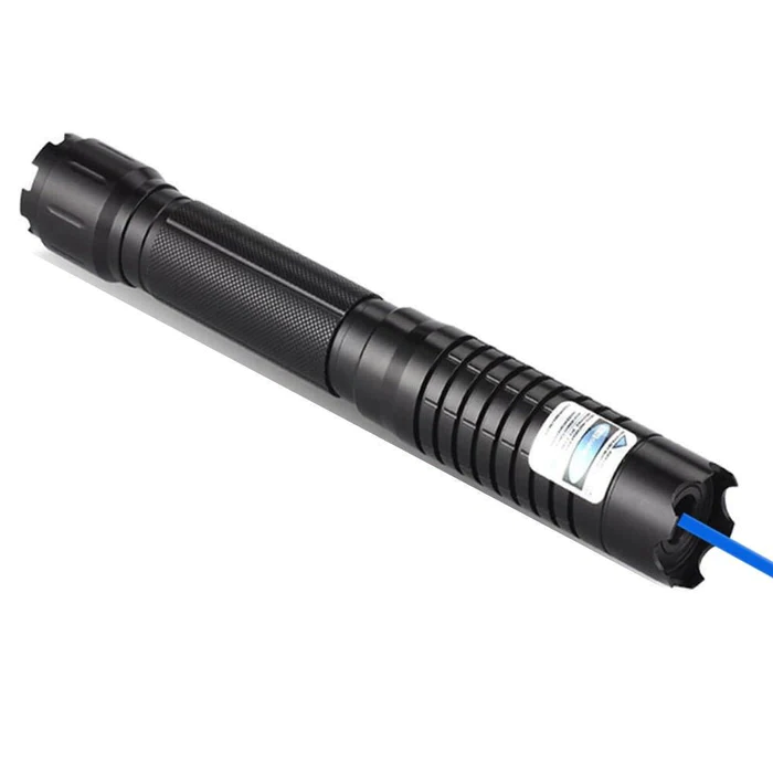 Tactical Blue Laser Torch with Fire Starter for Outdoor Use