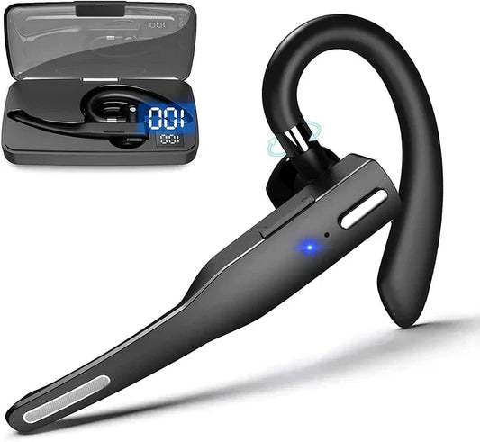 Bluetooth 5.1 Headset with Dual Mic and Noise Cancelling for Professionals