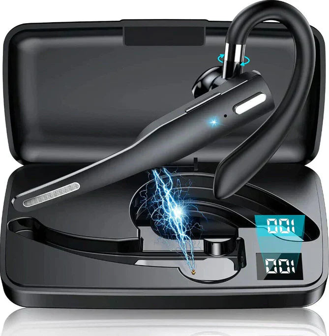 Bluetooth 5.1 Headset with Dual Mic and Noise Cancelling for Professionals