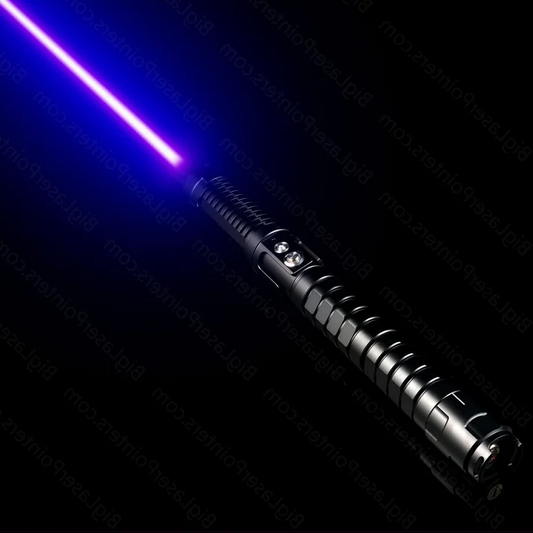 Tactical Blue Laser Torch with Fire Starter for Outdoor Use