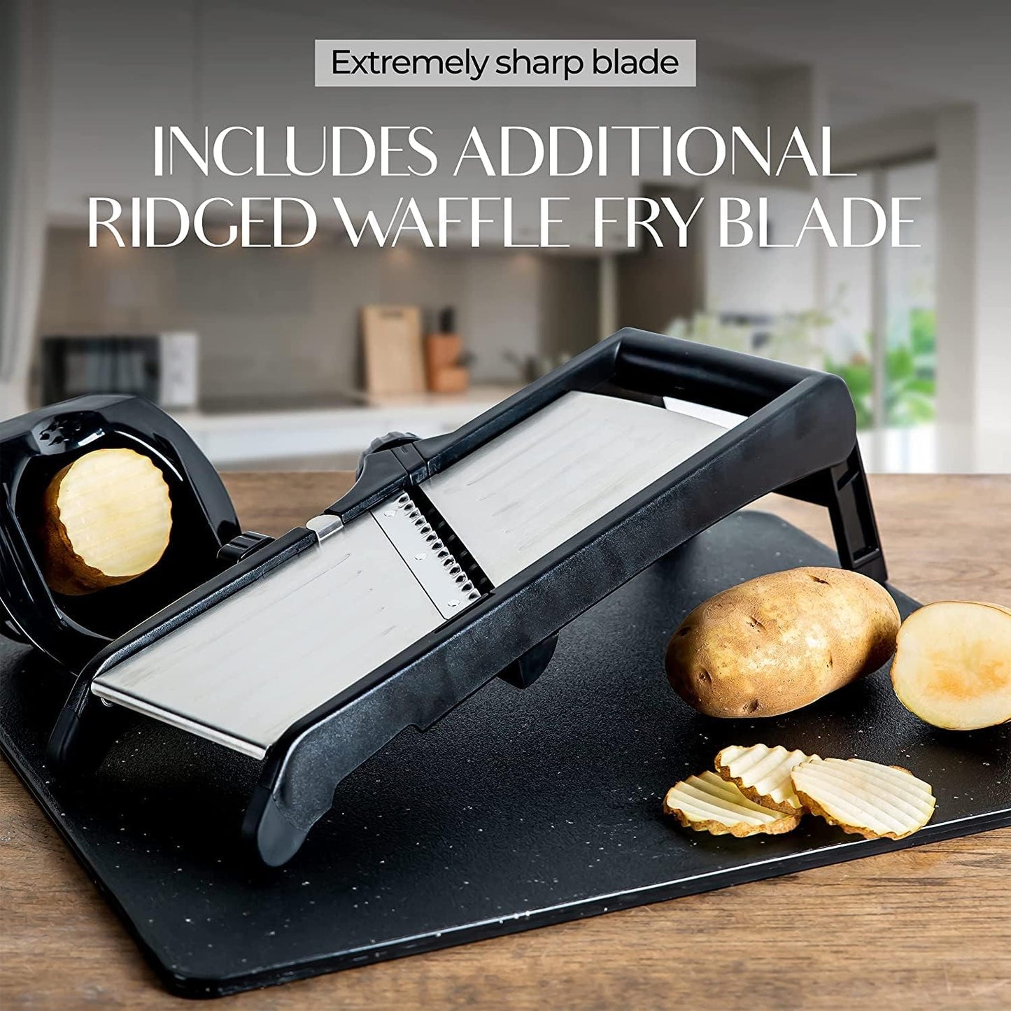 Premium Food Slicer & Safety Gloves for Efficient Vegetable Cutting