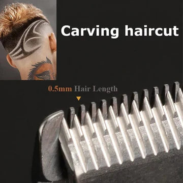 Gold Cordless Hair Clippers Set for Men | Professional Trimmer Kit