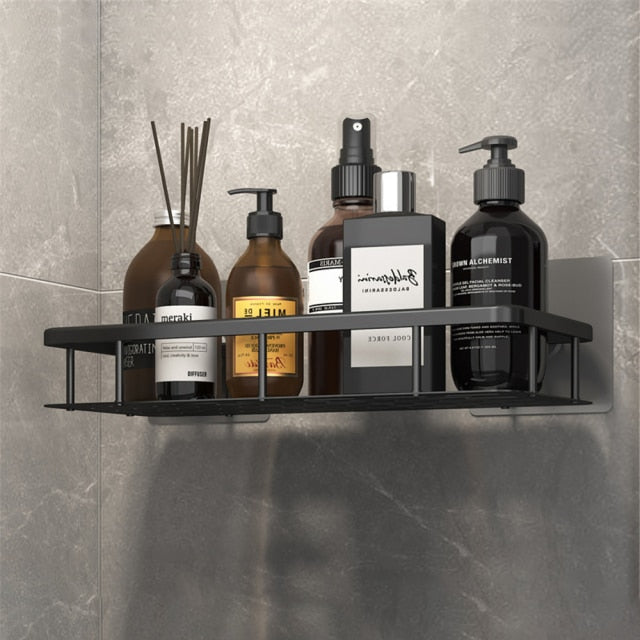 Metal Suction Cup Shelves for Bathrooms
