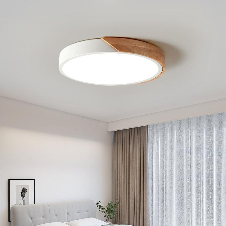 Scandinavian Round LED Ceiling Light | Soft Glow, Minimalist Style for Any Room