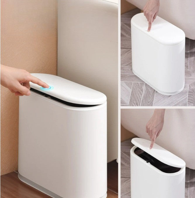 Dual Compartment Trash Bin for Recycling and Waste