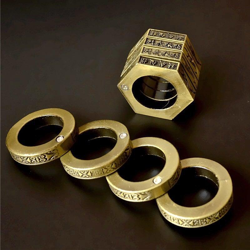 Self-Defense Stackable Rings for Personal Protection