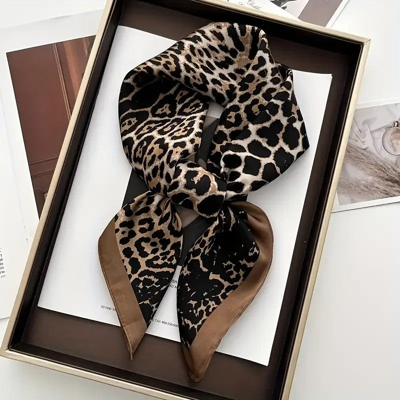Retro Korean Style Faux Silk Fashion Scarf