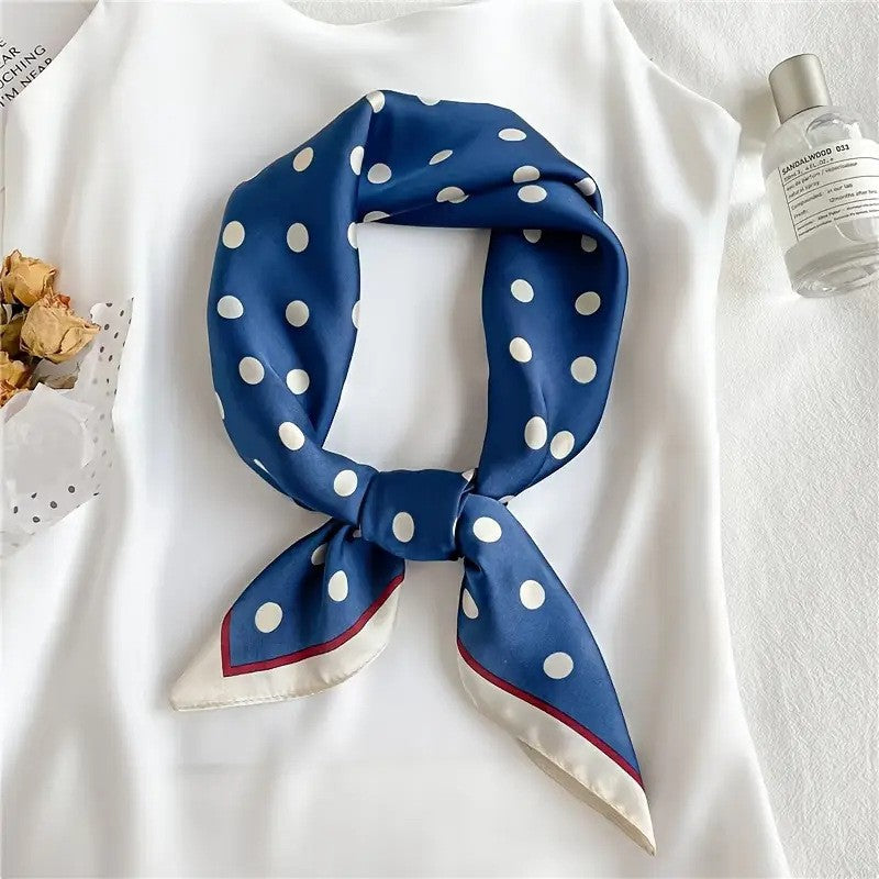 Retro Korean Style Faux Silk Fashion Scarf