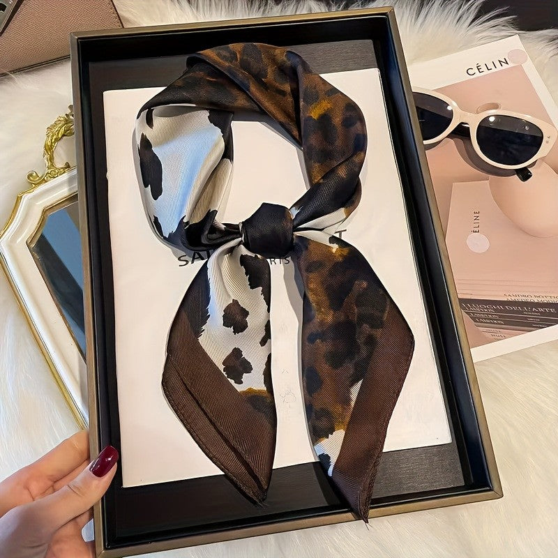 Retro Korean Style Faux Silk Fashion Scarf