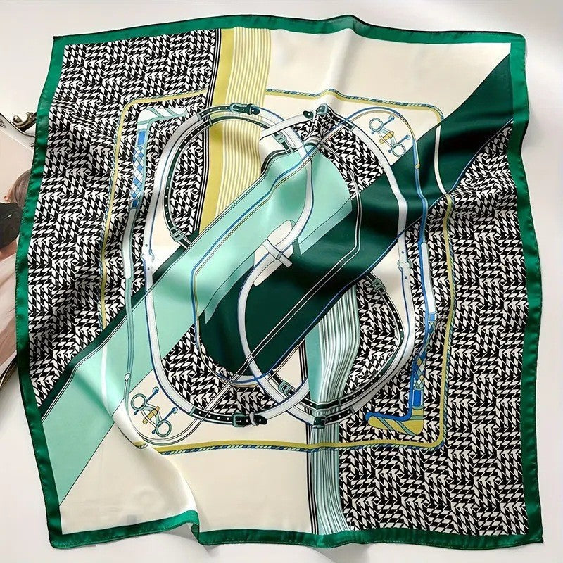 Retro Korean Style Faux Silk Fashion Scarf