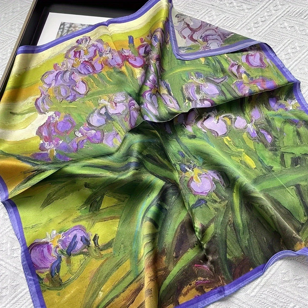Retro Korean Style Faux Silk Fashion Scarf