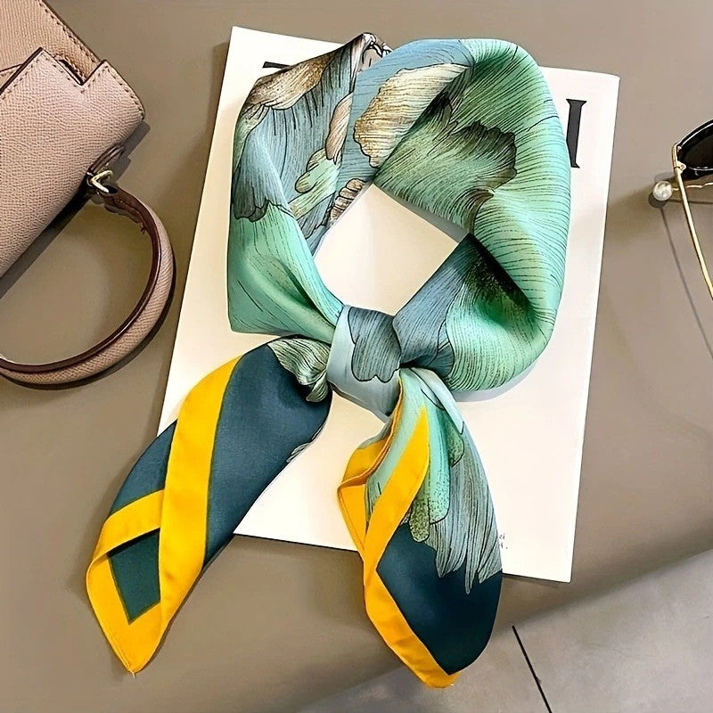 Retro Korean Style Faux Silk Fashion Scarf