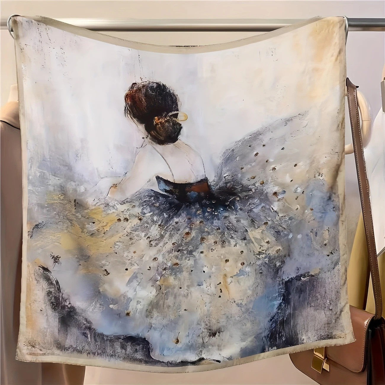 Retro Korean Style Faux Silk Fashion Scarf