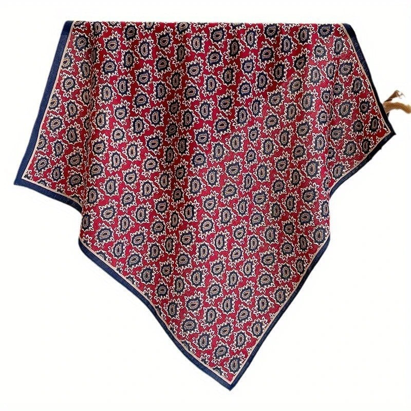 Retro Korean Style Faux Silk Fashion Scarf