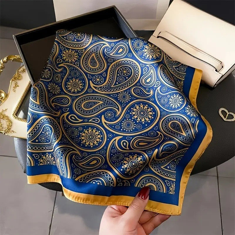 Retro Korean Style Faux Silk Fashion Scarf