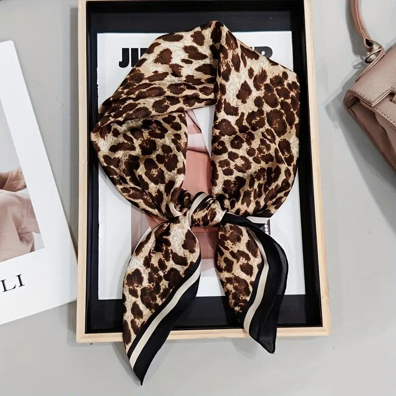 Retro Korean Style Faux Silk Fashion Scarf