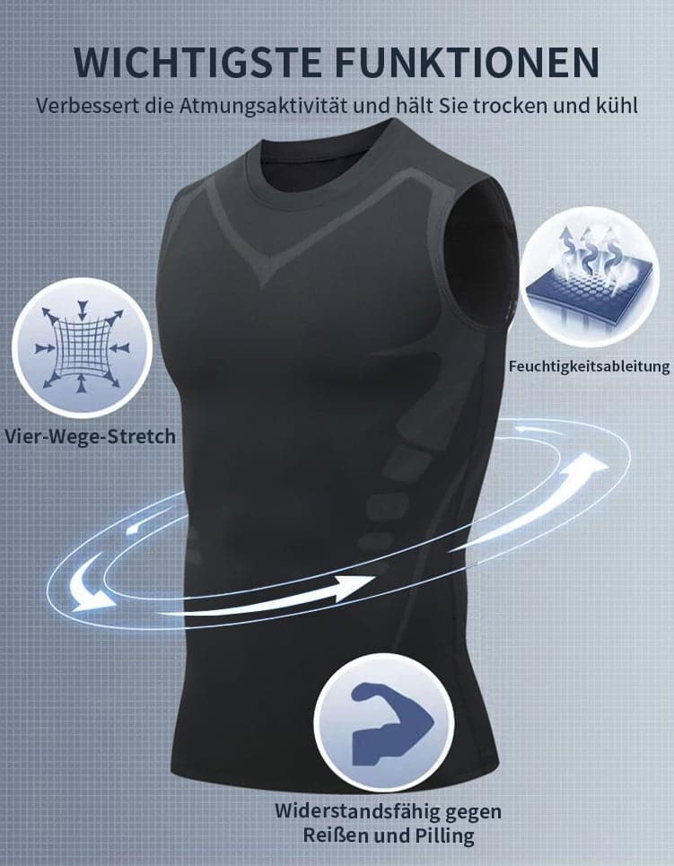 2024 Ionic Shaping Sleeveless Vest for Men